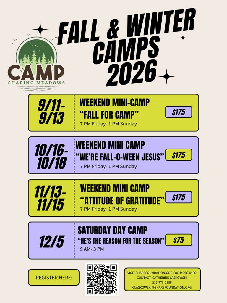 Fall and Winter Camps at Sharing Meadows 2026 SHARE Foundation